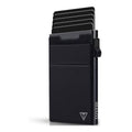 Slim RFID Blocking Wallets,Pop Up Minimalist Card Holder for Men & Women Metal Thin Front Pocket Wallet Credit Card Holder with Elastic Coin Pocket